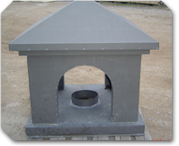 Metal chimney cap, Spicewood, TX